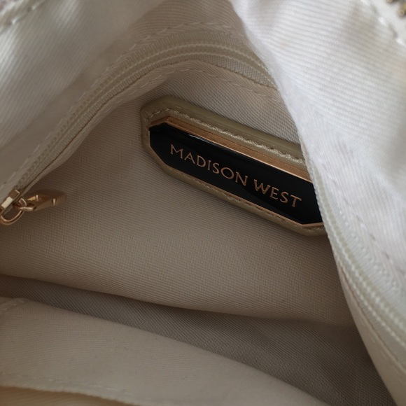 Madison West Crystal Pearl Knot Handbag - Picture 13 of 15